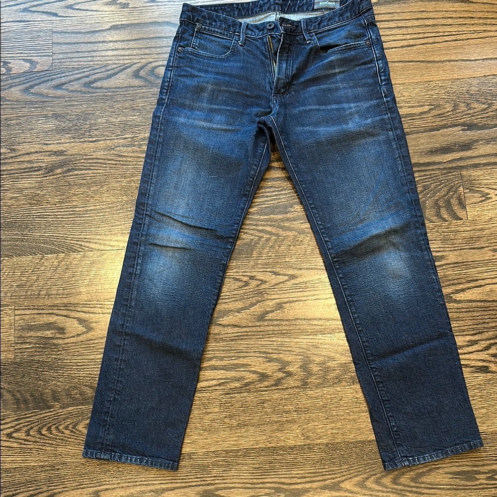 Bonobos Blue Straight Jeans with Classic Indigo Wash